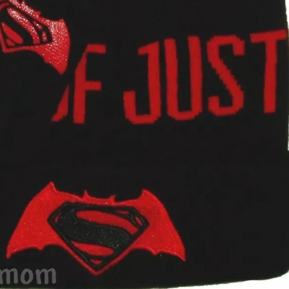 Cap Hat Beanie Gloves Superman V Batman Boys Knit Dawn of Justice
